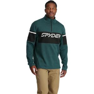 Spyder Men’s Speed Half Zip Fleece Jacket(Cypress Green)