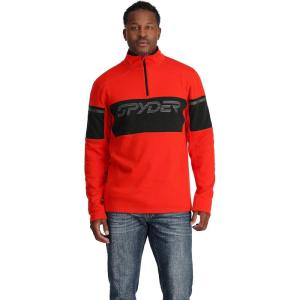 Spyder Men’s Speed Half Zip Fleece Jacket(Volcano)