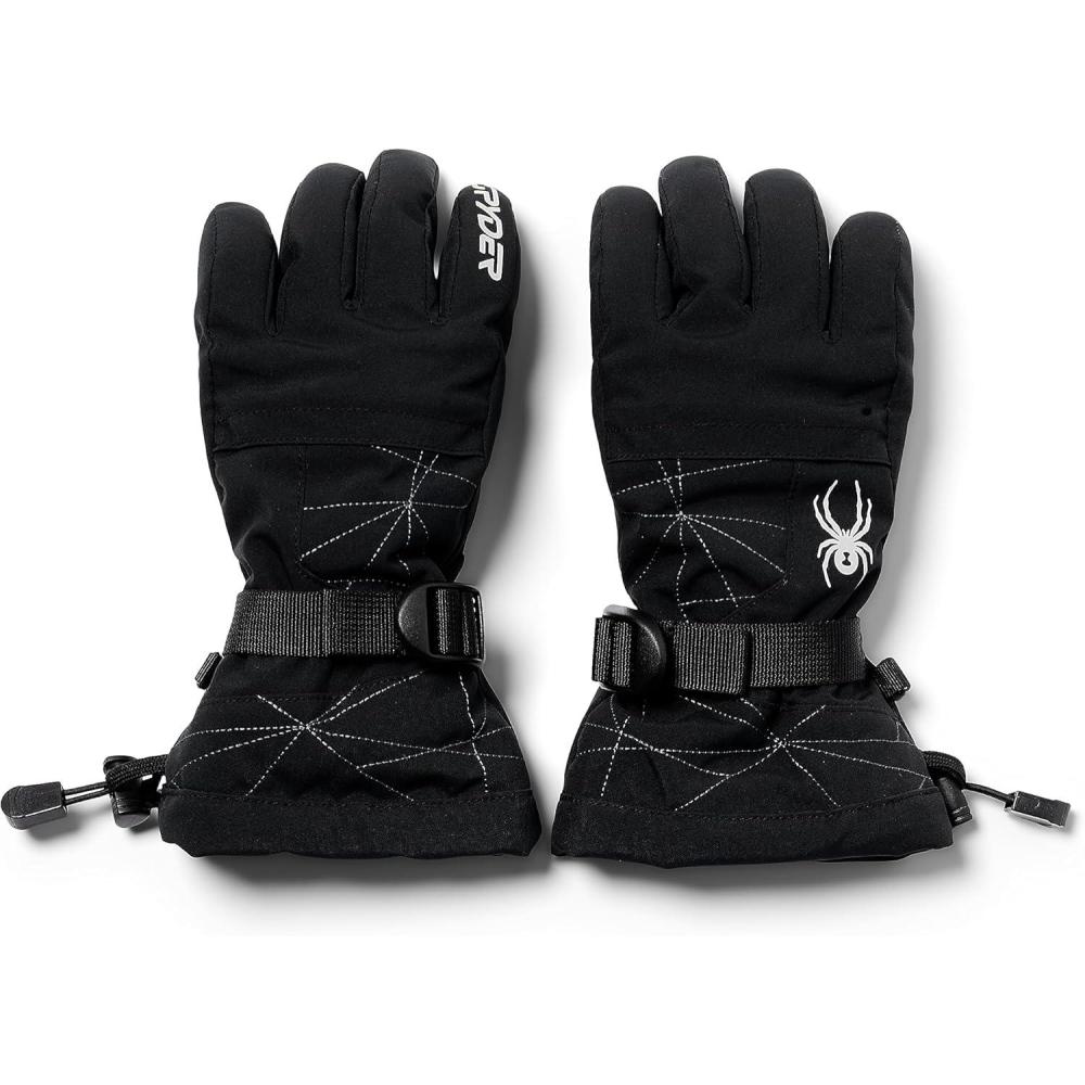 imageSpyder Boys Overweb GoreTex Ski GlovesBlack