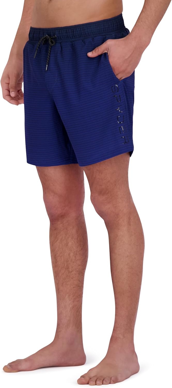 imageSpyder Mens Swim Trunks Stretch QuickDry 7inch Board Shorts Sun Protection amp LinerCoastal