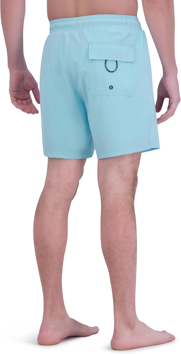 imageSpyder Mens Swim Trunks Stretch QuickDry 7inch Board Shorts Sun Protection amp LinerGoa