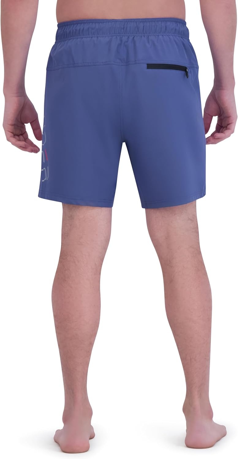 imageSpyder Mens Swim Trunks Stretch QuickDry 7inch Board Shorts Sun Protection amp LinerLivid