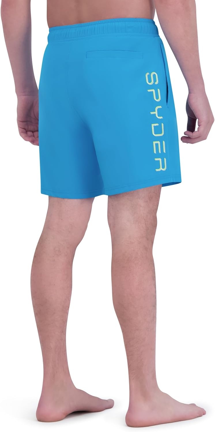 imageSpyder Mens Swim Trunks Stretch QuickDry 7inch Board Shorts Sun Protection amp LinerMix