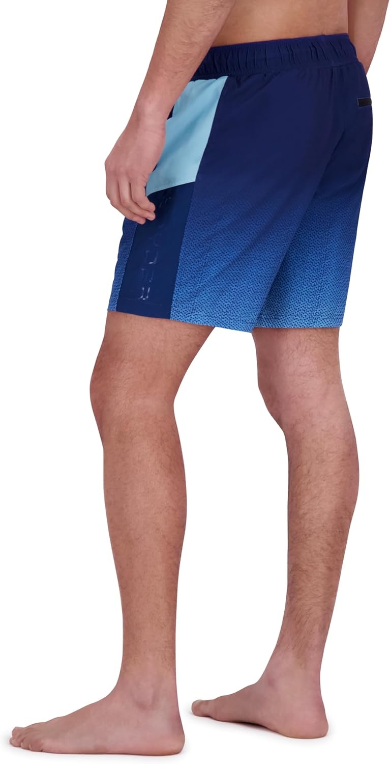 imageSpyder Mens Swim Trunks Stretch QuickDry 7inch Board Shorts Sun Protection amp LinerRoyal