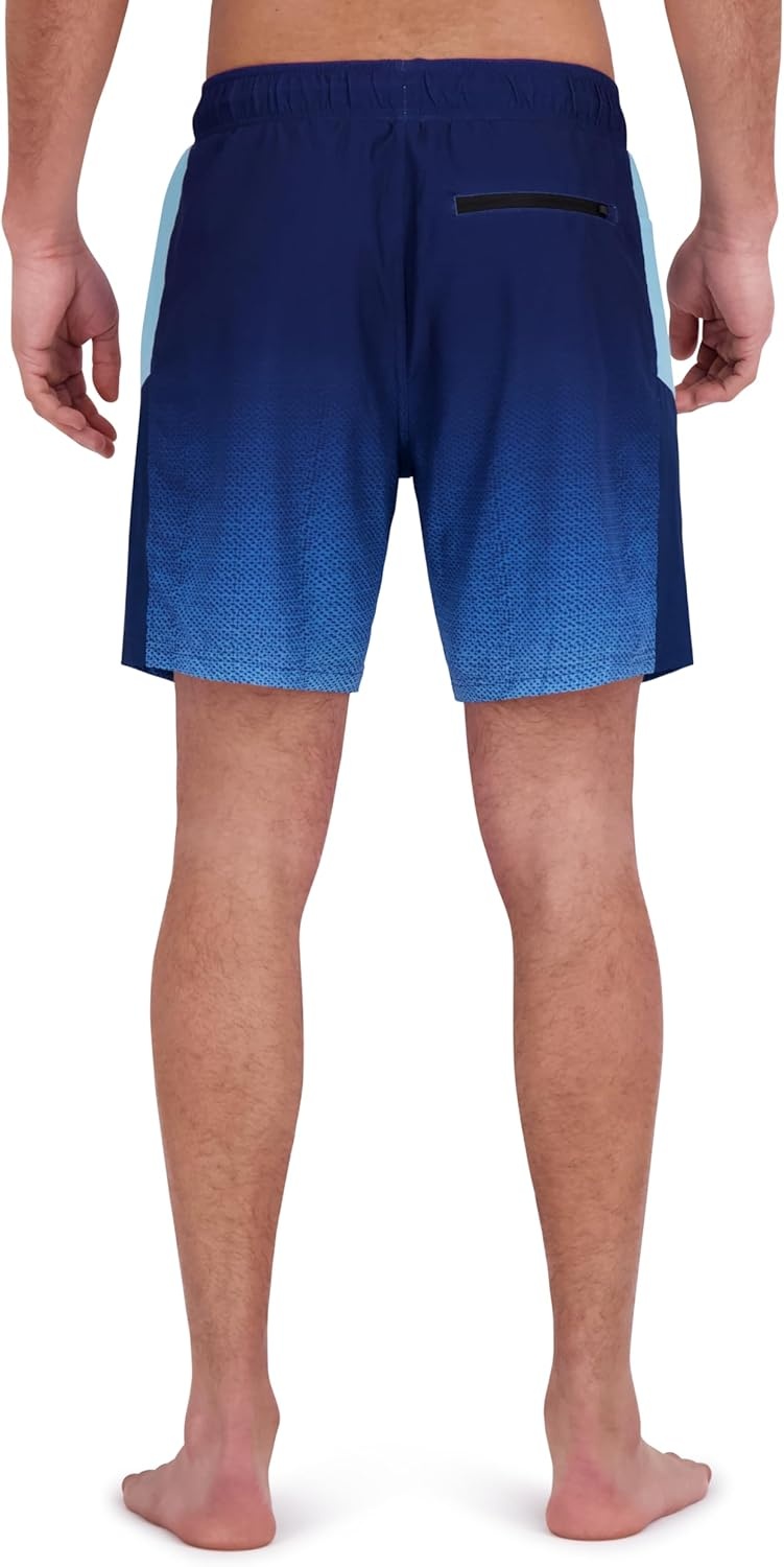 imageSpyder Mens Swim Trunks Stretch QuickDry 7inch Board Shorts Sun Protection amp LinerRoyal