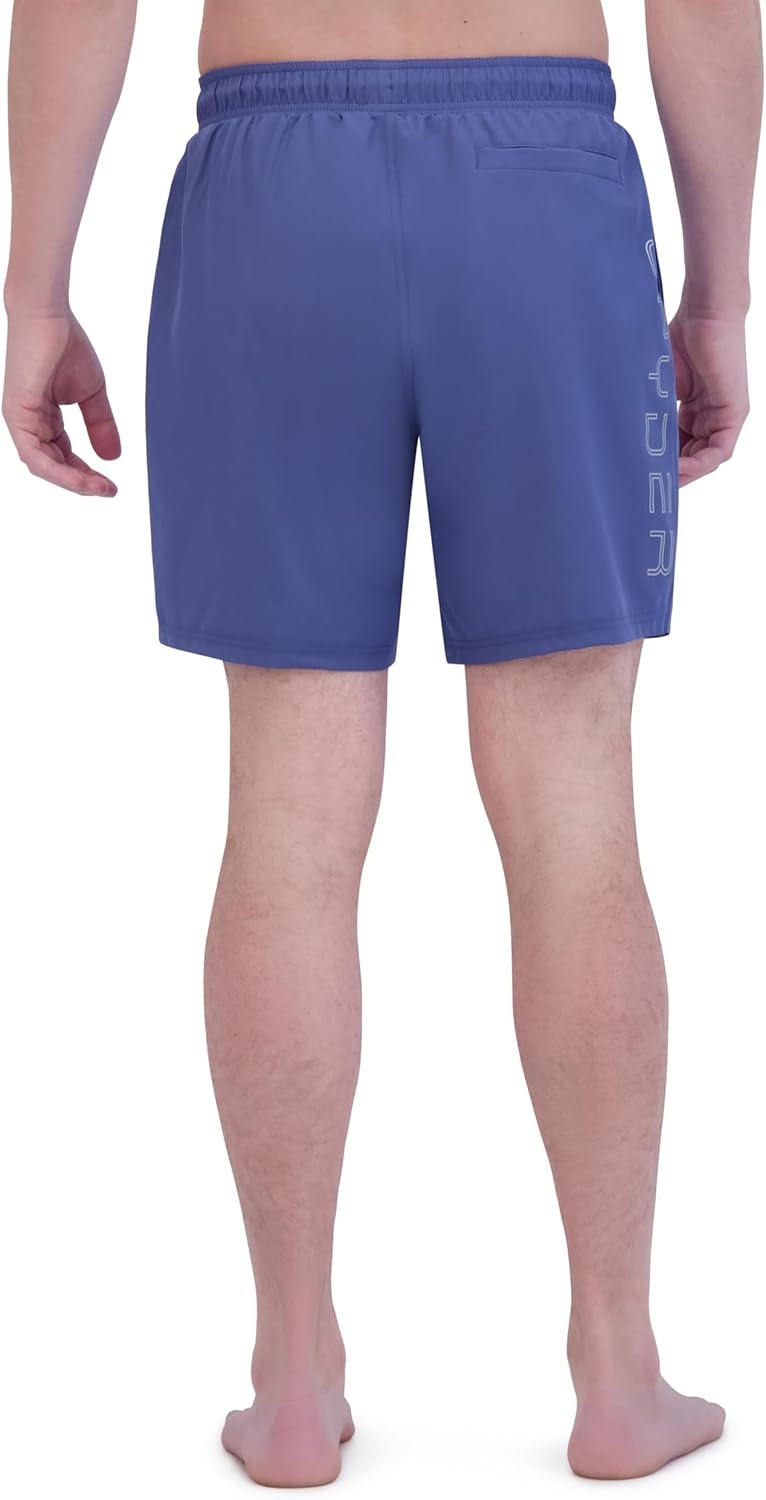 imageSpyder Mens Swim Trunks Stretch QuickDry 7inch Board Shorts Sun Protection amp LinerTeal