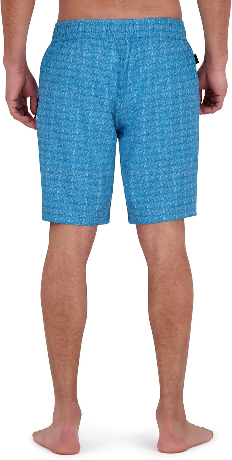 imageSpyder Mens Swim Trunks Stretch QuickDry 9 Board Shorts Sun Protection Pockets amp Brief LinerSwell