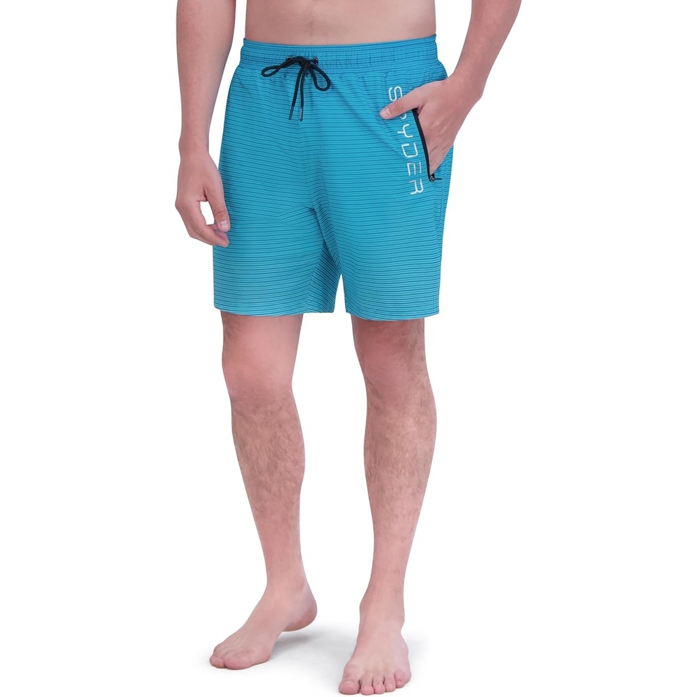imageSpyder Mens Swim Trunks Stretch QuickDry 7inch Board Shorts Sun Protection amp LinerMulti
