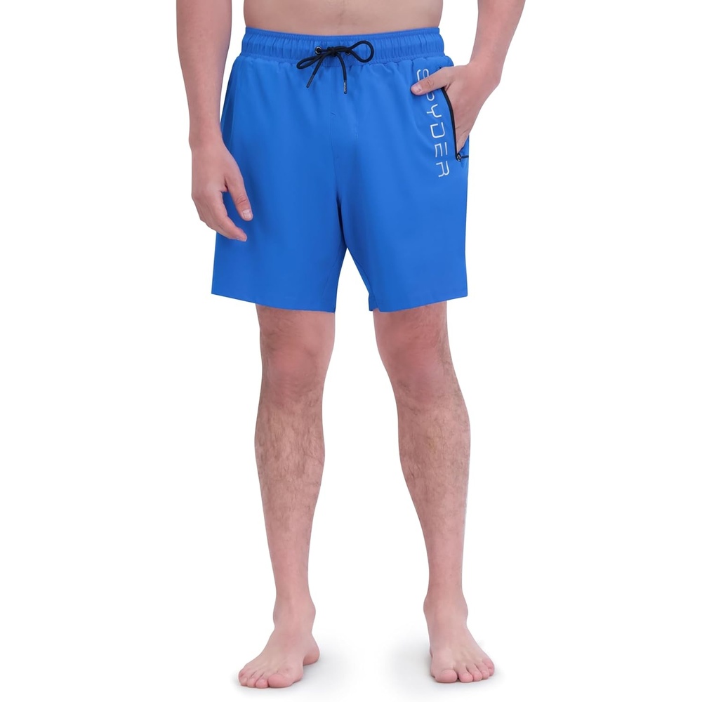 imageSpyder Mens Swim Trunks Stretch QuickDry 7inch Board Shorts Sun Protection amp LinerSapphire