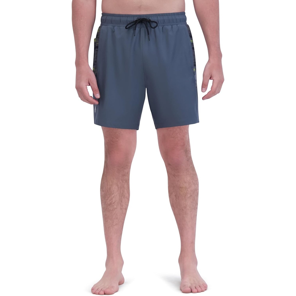 imageSpyder Mens Swim Trunks Stretch QuickDry 7inch Board Shorts Sun Protection amp LinerTurbulence