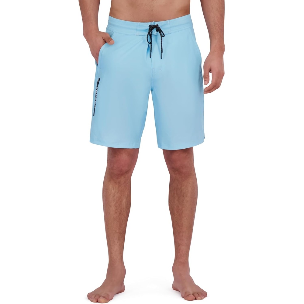 imageSpyder Mens Swim Trunks Stretch QuickDry 9 Board Shorts Sun Protection Pockets amp Brief LinerOld Goa