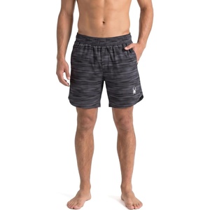 Spyder Men’s Swim Trunks – Stretch, Quick-Dry 7-inch Board Shorts Sun Protection & Liner(Black Onyx)