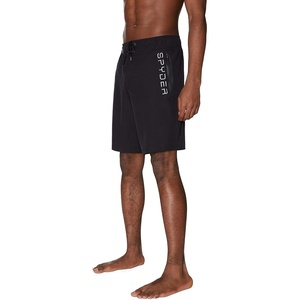 Spyder Men’s Swim Trunks – Stretch, Quick-Dry 9″ Board Shorts Sun Protection, Pockets & Brief Liner(Caviar Black)