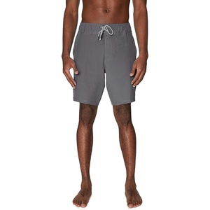 Spyder Men’s Swim Trunks – Stretch, Quick-Dry 9″ Board Shorts Sun Protection, Pockets & Brief Liner(Dark Grey)