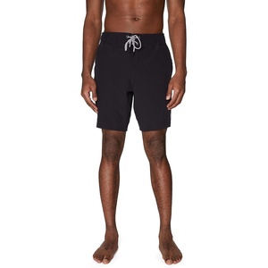 Spyder Men’s Swim Trunks – Stretch, Quick-Dry 9″ Board Shorts Sun Protection, Pockets & Brief Liner(Solid Black)