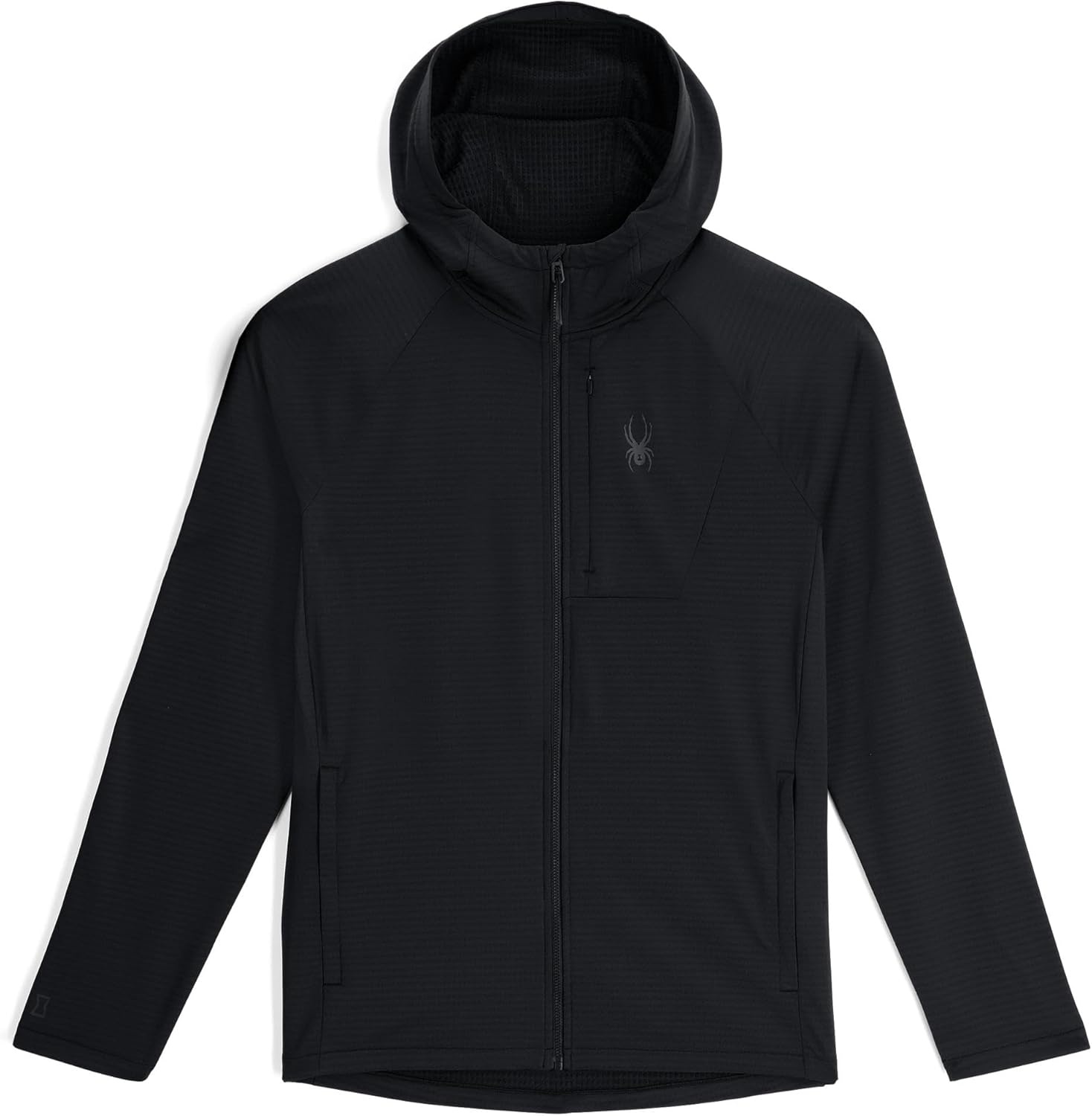 image:imageSpyder Mens Gridweb Fleece HoodieBlack