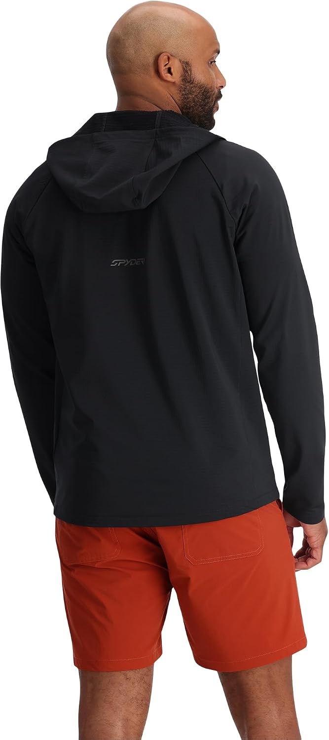image:imageSpyder Mens Gridweb Fleece HoodieBlack