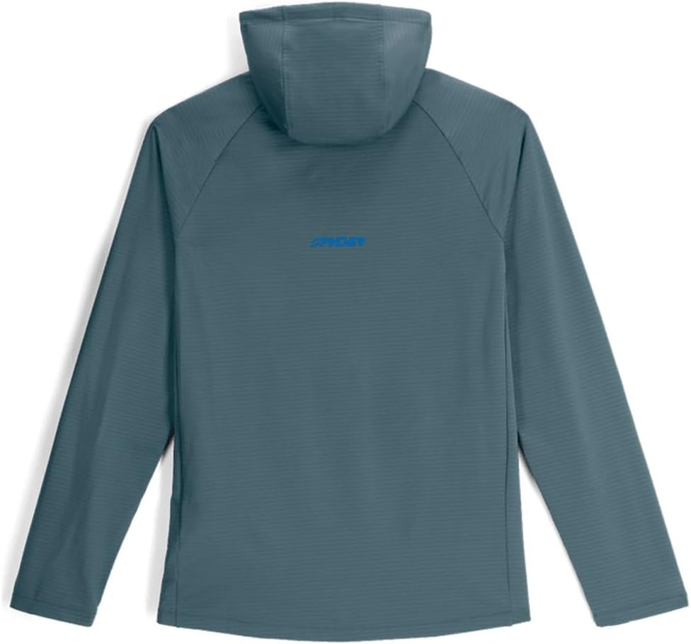 image:imageSpyder Mens Gridweb Fleece HoodieSlate Blue