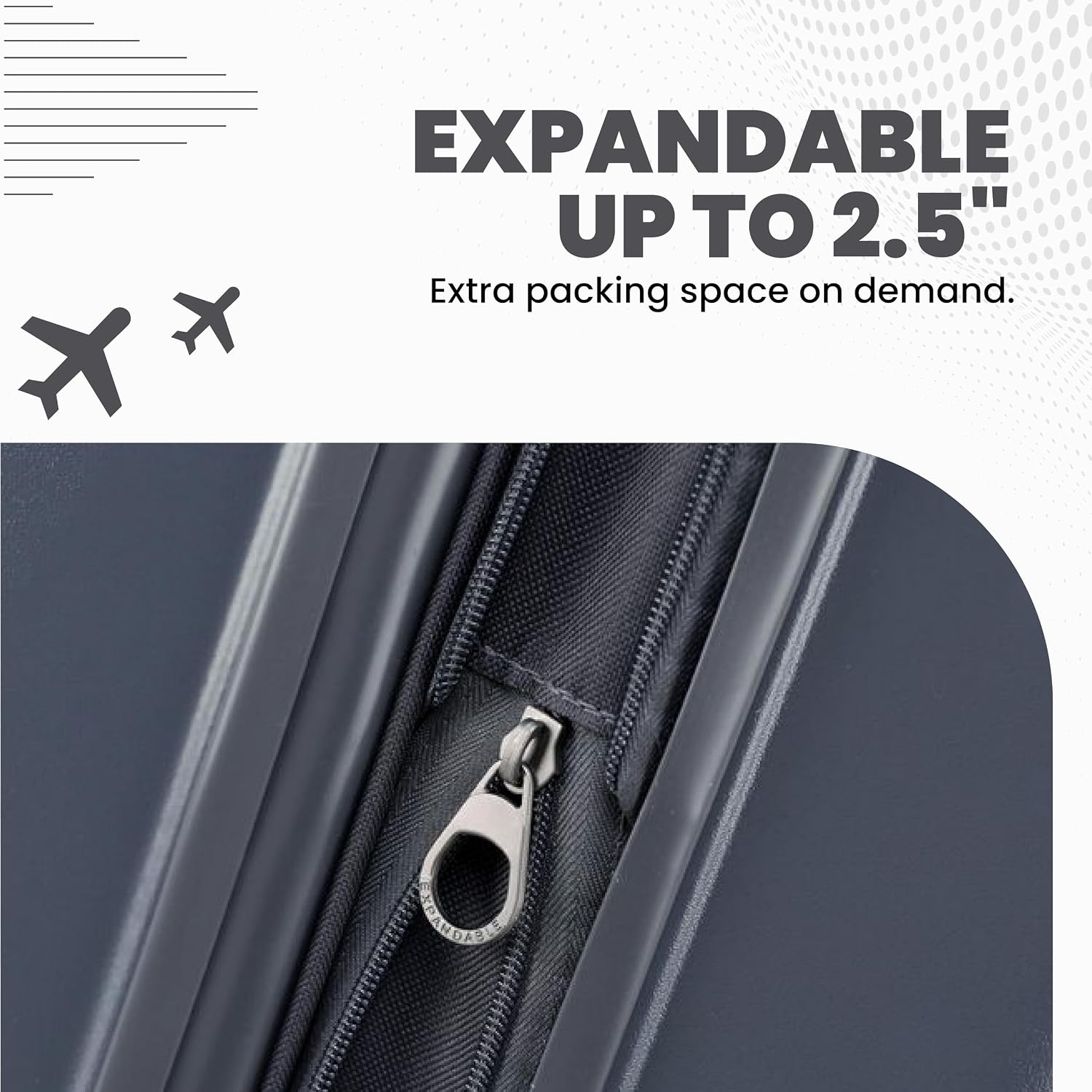 image:imageSpyder Carve 29 Inch Large Checked Luggage Expandable Hardside Upright Suitcase NavyGray