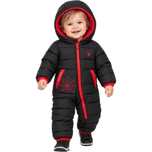 Spyder Toddler Snow Suit – Fleece Lined Baby Snowsuit, Fold-Over Cuffs(Black)