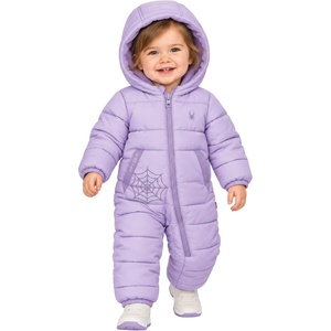 Spyder Toddler Snow Suit – Fleece Lined Baby Snowsuit, Fold-Over Cuffs(Lavender)