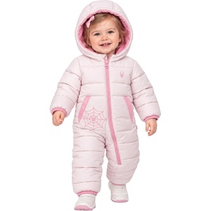 Spyder Toddler Snow Suit – Fleece Lined Baby Snowsuit, Fold-Over Cuffs(Pink)